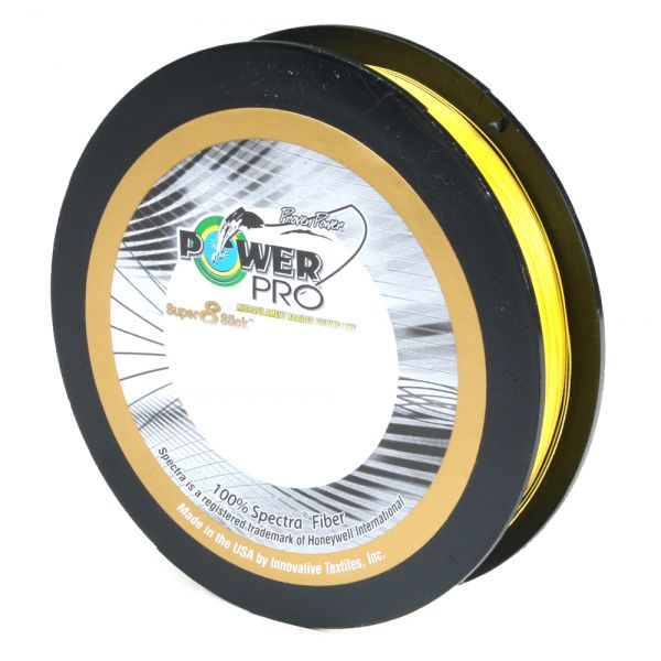 PowerPro Super Slick Braided Line 10lb 300yds Hi-Vis Yellow