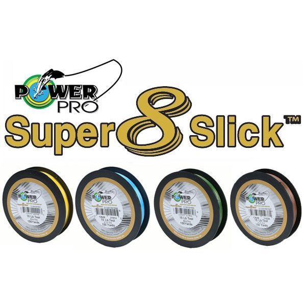 PowerPro Super Slick Braided Line 15lb 150yds