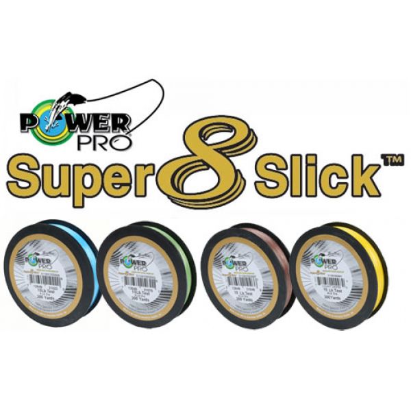 PowerPro Super Slick Braided Line 15lb 300yds