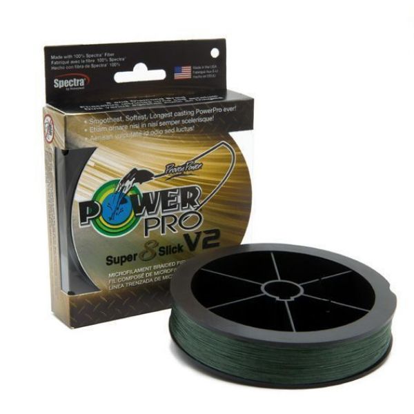 PowerPro Super Slick V2 Braided Line 20lb 300yds - Moss Green