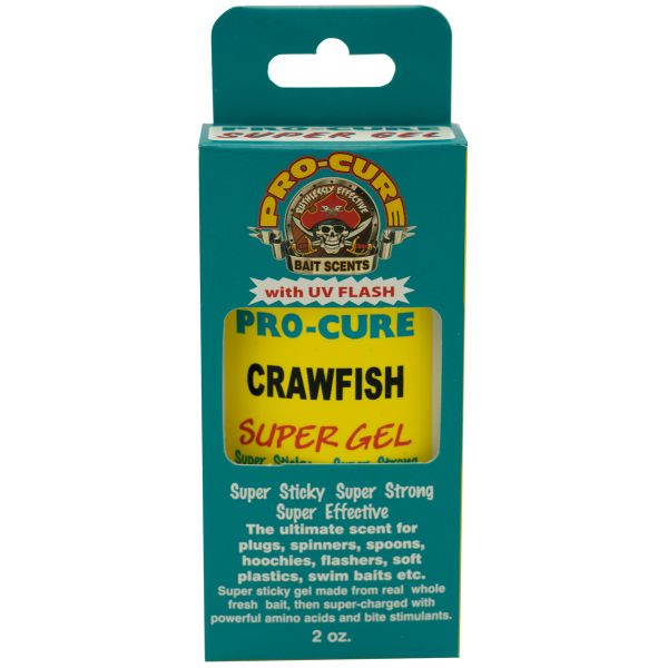 Pro-Cure Bait Super Gel - 2 oz. Crawfish