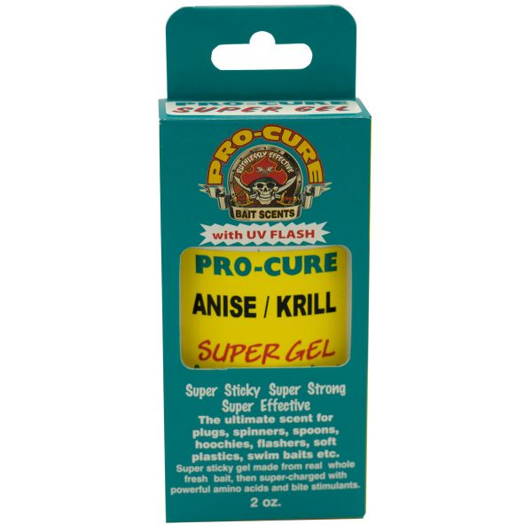 Pro-Cure Bait Super Gel - 2 oz. Anise/Krill