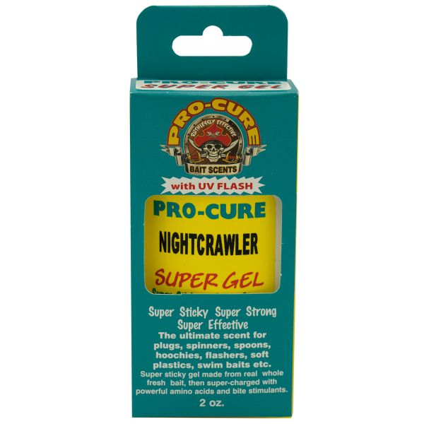 Pro-Cure Bait Super Gel - 2 oz. Night Crawler