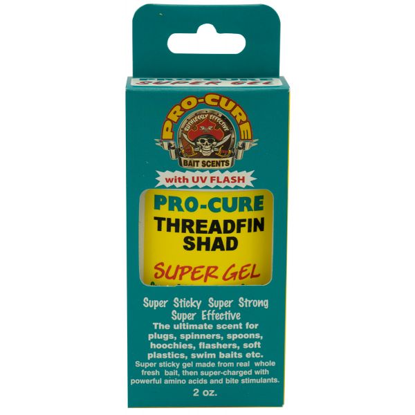 Pro-Cure Bait Super Gel - 2 oz. Threadfin Shad