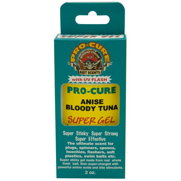 Pro-Cure Bait Super Gel - 2 oz. Anise/Bloody Tuna