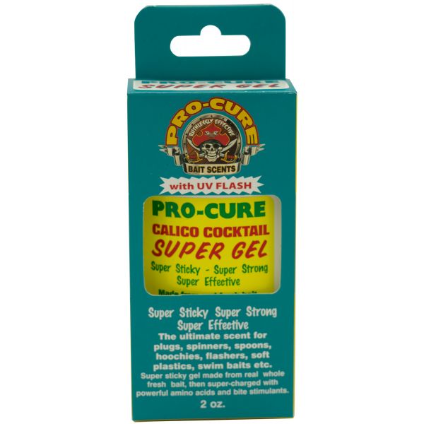 Pro-Cure Bait Super Gel - 2 oz. Calico Cocktail