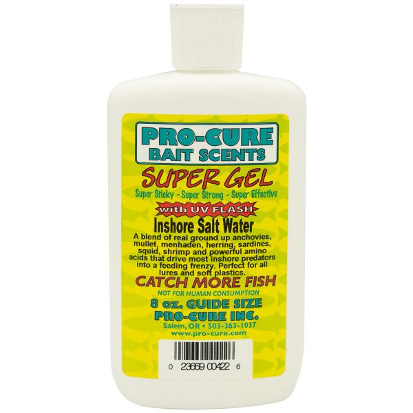 Pro-Cure Bait Super Gel - 8 oz. Inshore Saltwater