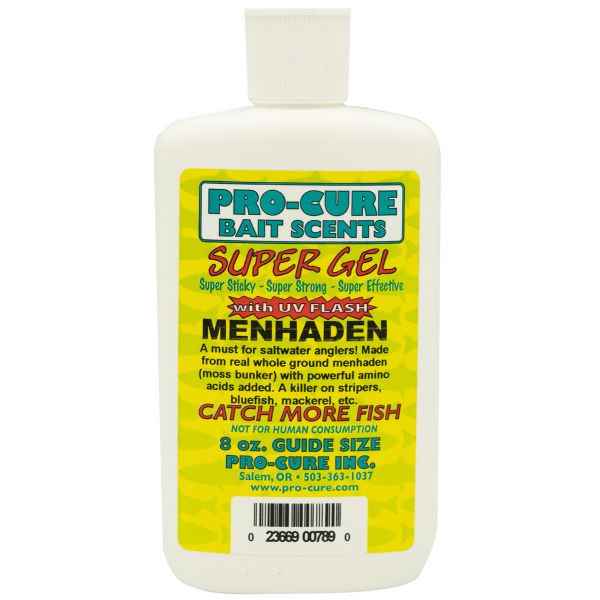 Pro-Cure Bait Super Gel - 8 oz. Manhaden