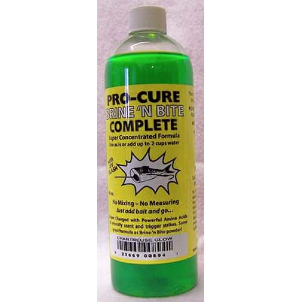 Pro-Cure Brine 'N Bite Complete Chartreuse/Glow