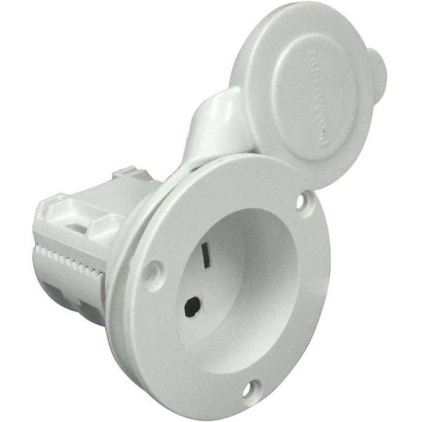 ProMariner 51200 AC Plug Holder - White