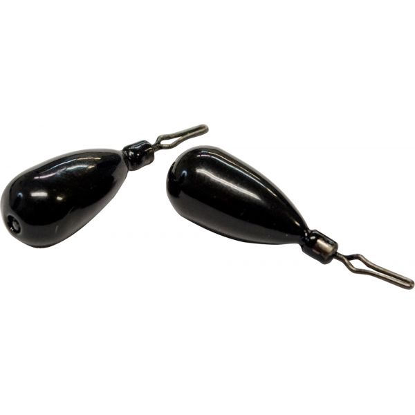 PUR Tungsten Teardrop Drop Shots - Black - 1/2 oz.