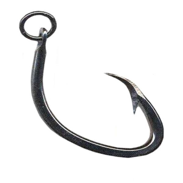 Quick Rig Charlie Brown Circle Hooks Ringed Black Nickel 1/0 10pack