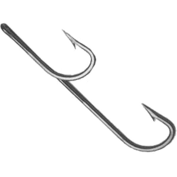 Quick Rig Double Trouble ''0'' Degree Stainless Steel Hooks 10/0