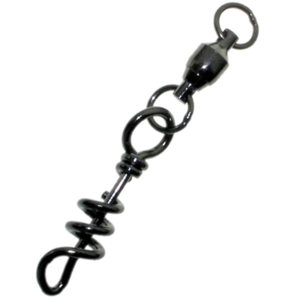 Quick Rig Sea Buoy DWE 4mm 180 Ball Bearing Corkscrew Swivel 10 Pack