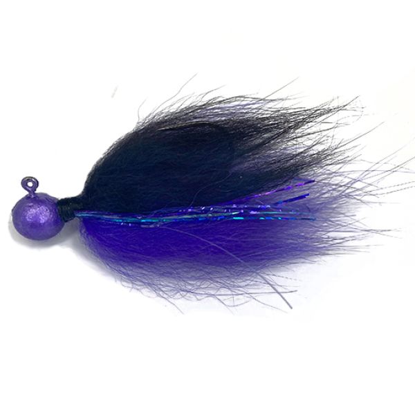 Rabid Baits Hair Jig - 1/4oz - Black & Purple