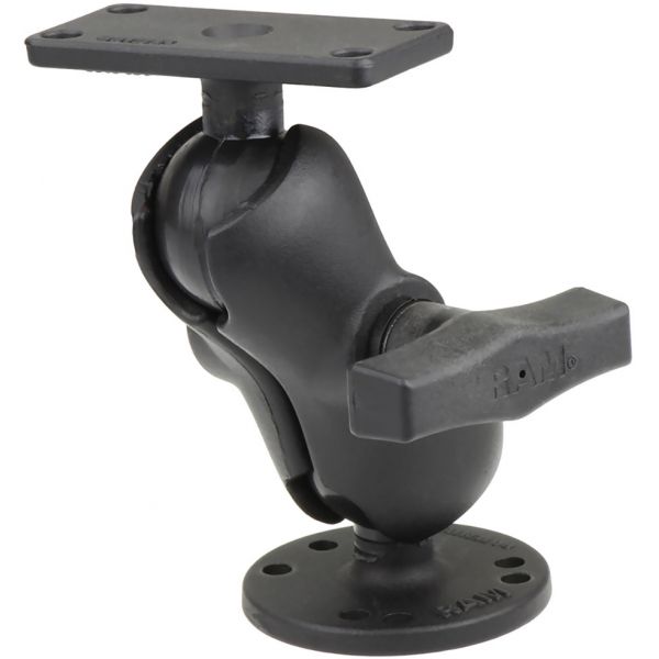 RAM Drill-Down Double Ball Mount for Humminbird Helix 5 - C - 1.5 in.