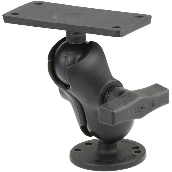 RAM Drill-Down Double Ball Mount for Humminbird Helix 7 - C - 1.5 in.