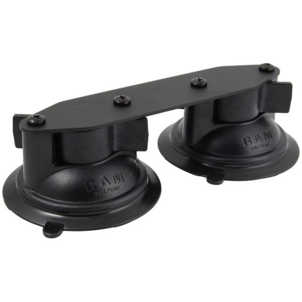 RAM Straight Double Suction Cup Base