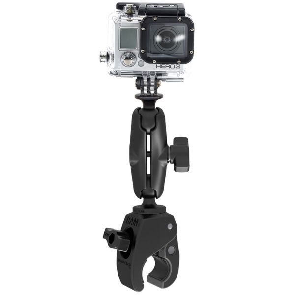 RAM Small Tough-Claw Mount - Includes Custom GoPro Hero Adapter