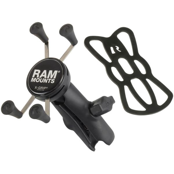 RAM Universal X-Grip Cell Phone Cradle w/ Double Socket Arm