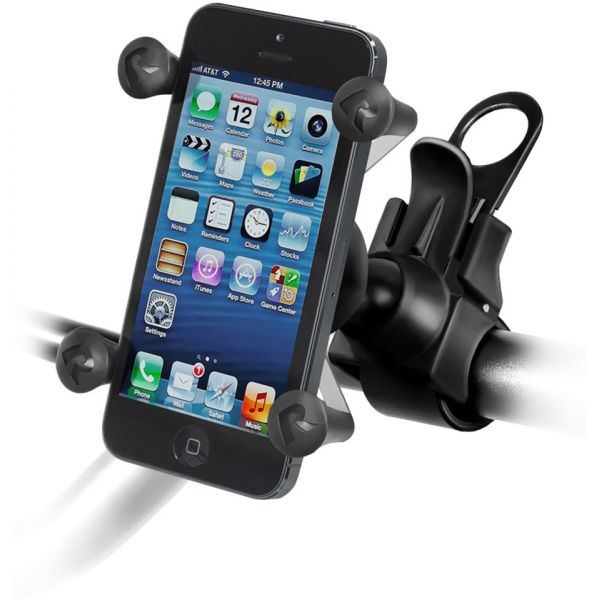 RAM EZ-Strap Rail Mount w/ Universal X-Grip Cell Phone Holder