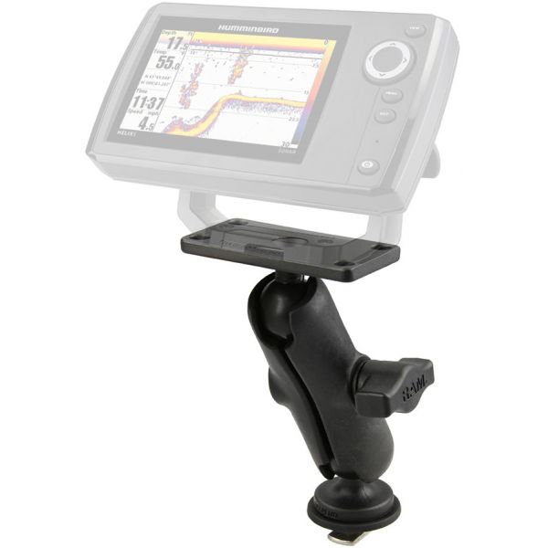 RAM Track Ball Double Ball Mount for Humminbird Helix 5 - B - 1 in.