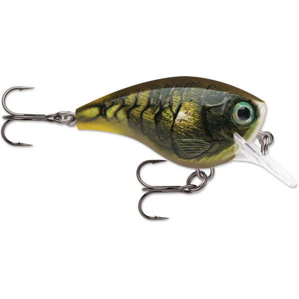 Rapala Balsa Xtreme BX Brat 06 Squarebill Crankbait - Mossy