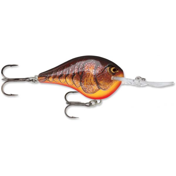 Rapala Dives To Crankbait Lures DT06 Dark Brown Crawdad DCW