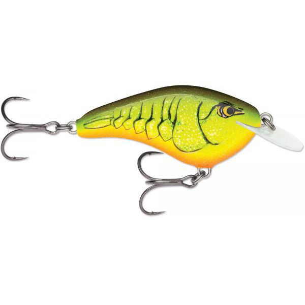 Rapala Ott's Garage OG Slim 6 Crankbait - Chartreuse Rootbeer Crawdad