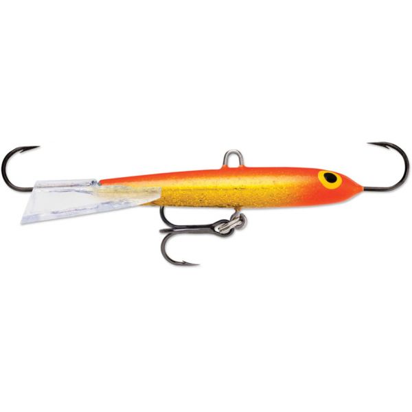 Rapala RFJ04 Flat Jig Lure Holo-Flake Gold Fluorescent Red