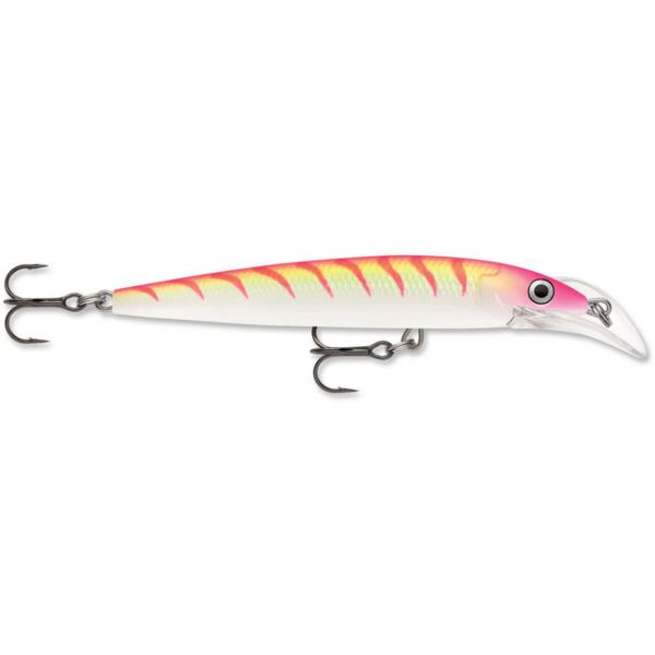 Rapala Scatter Rap Deep Husky Jerk Lure PTU Pink Tiger UV