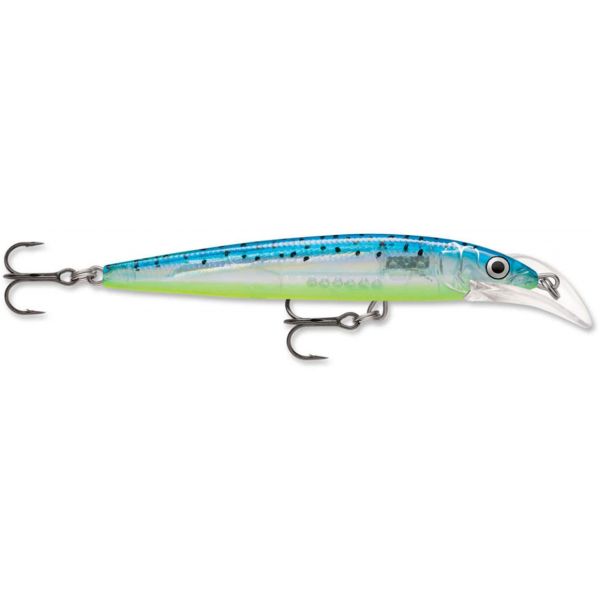 Rapala Scatter Rap Deep Husky Jerk Lure GBM Glass Blue Minnow