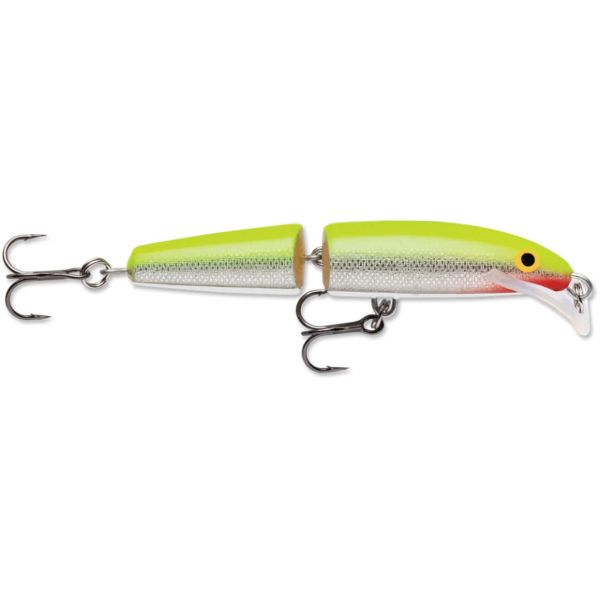 Rapala Scatter Rap Jointed Lure Silver Fluorescent Chartreuse