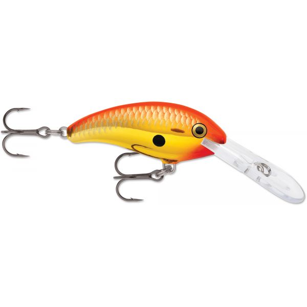 Rapala Shad Dancer 04 Crankbait - Chrome Gold Fluorescent Red