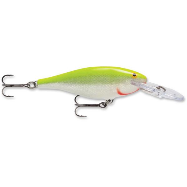 Rapala Shad Rap 04 Crankbait - Silver Fluorescent Chartreuse