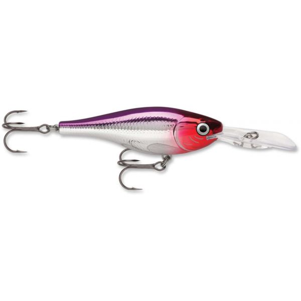 Rapala SRRS04 Shad Rap Rattlin Suspending Lure PRCL Purple Clown