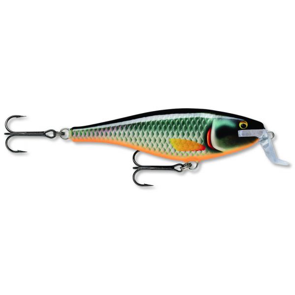 1-1.4 m Swimming Depth Halloween 16 cm Size 3/0 Hooks Rapala Super Shadow Rap Lure with Two No