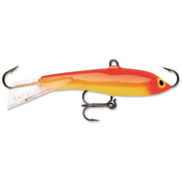 Rapala Jigging Rap 02 - Gold Fluorescent Red