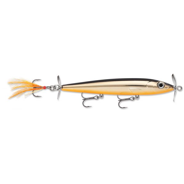 Rapala XRPR11 X-Rap Prop - Black Chrome Orange