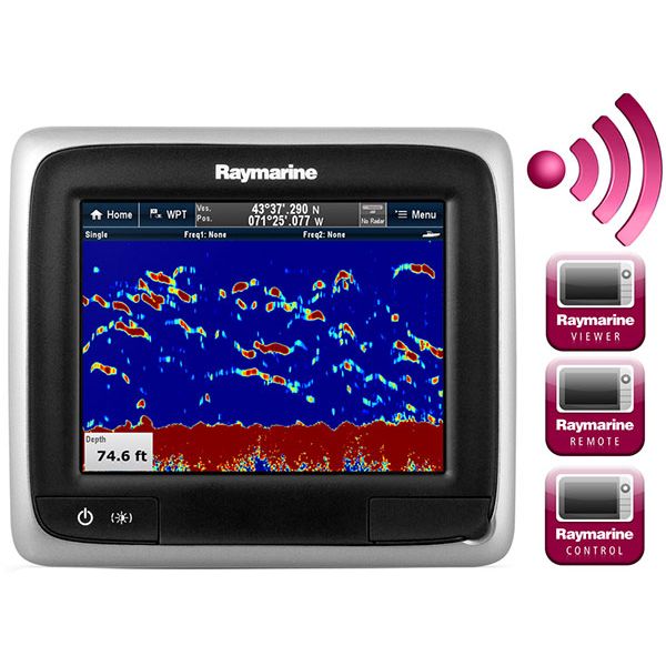 Raymarine a67 Combo 5.7'' MFD Touch Wi-Fi, Lighthouse Nav, NOAA Vector