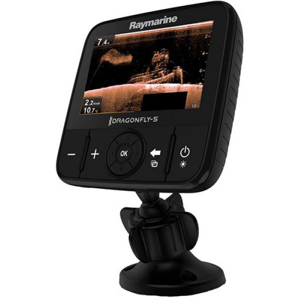 Raymarine Dragonfly 5DVS w/ Ducer Dual Channel CHIRP DownVision Sonar