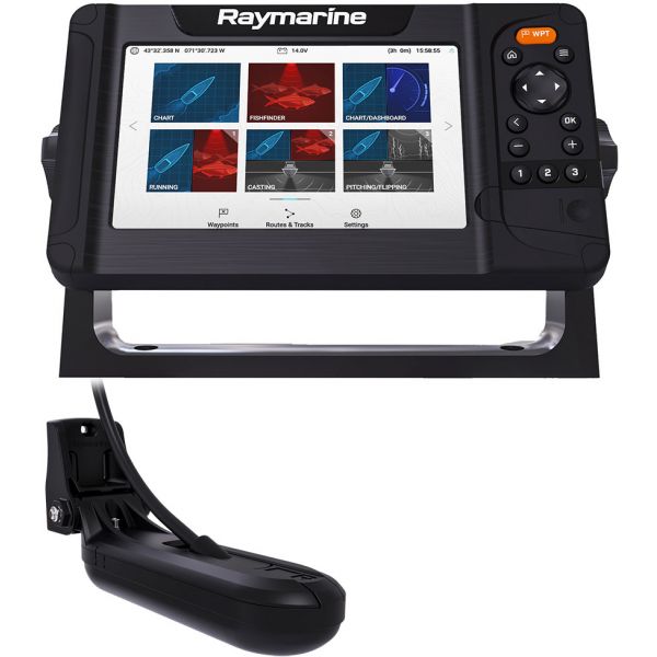 Raymarine E70532-05-101 Element 7 HV Combo w/ Transducer & LNC2 Chart