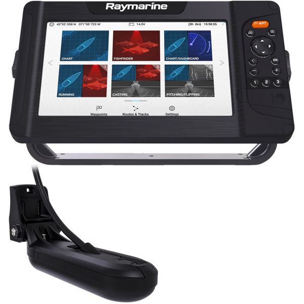 Raymarine E70534-05-101 Element 9 HV Combo w/ Transducer & LNC2 US