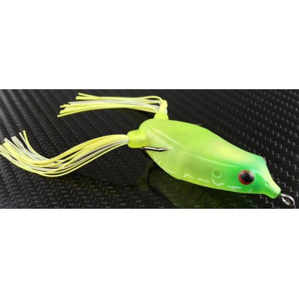 Reaction Innovations Swamp Donkey Topwater Frog Lure - Lime Chartreuse