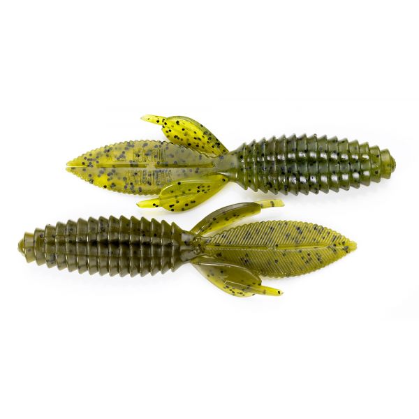 Reaction Innovations Sweet Beaver Bait - Watermelon Green Pumpkin 10pk