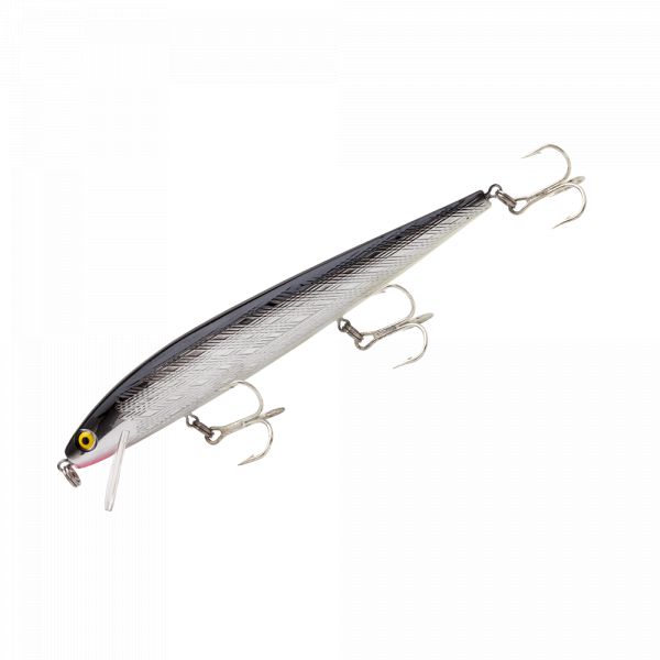 Rebel F3001S Original Minnow - Silver/Black - 5-1/2in