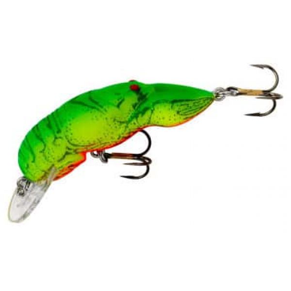 Rebel F76 Wee Crawfish 2in Crankbait Chartreuse/Green