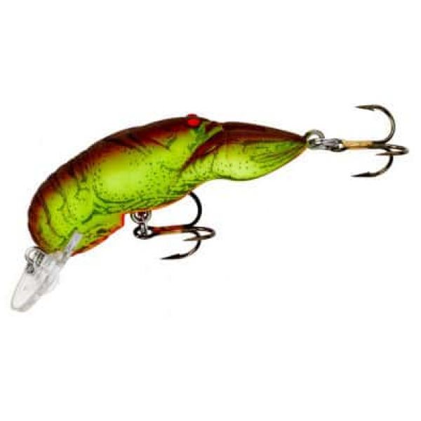 Rebel F76 Wee Crawfish 2in Crankbait Chartreuse/Brown