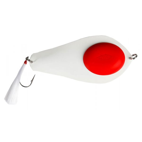 Wolfpack Tackle Bunker Spoon - 12oz - White with Red