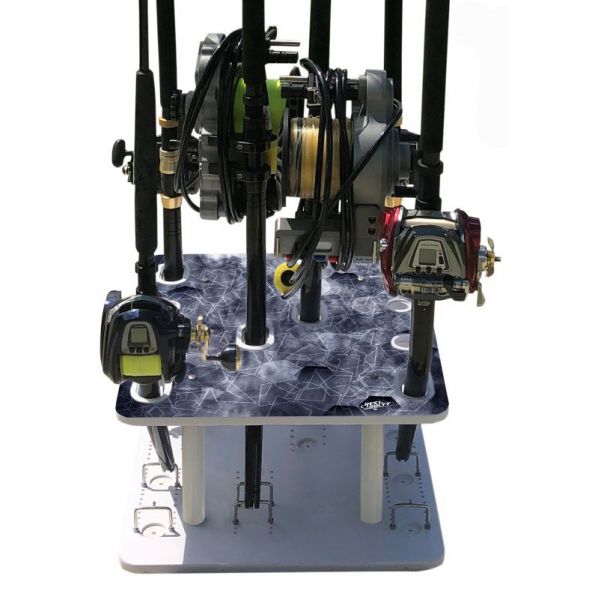 Reel Salty Waterproof 10 Fishing Rod/Bent Butt Holder/Storage Rack